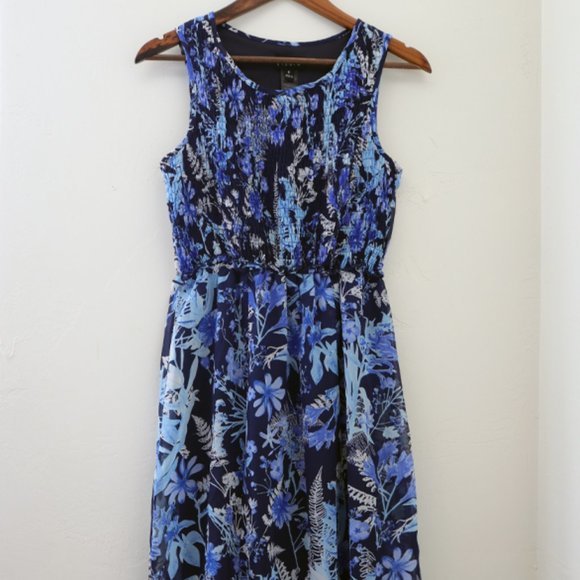 Enfocus Studio Blue Dress Size 6 - Picture 1 of 9